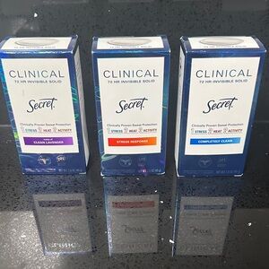 Secret Clinical Antiperspirant - Lavender, Stress & Completely Clean 1.6 Oz